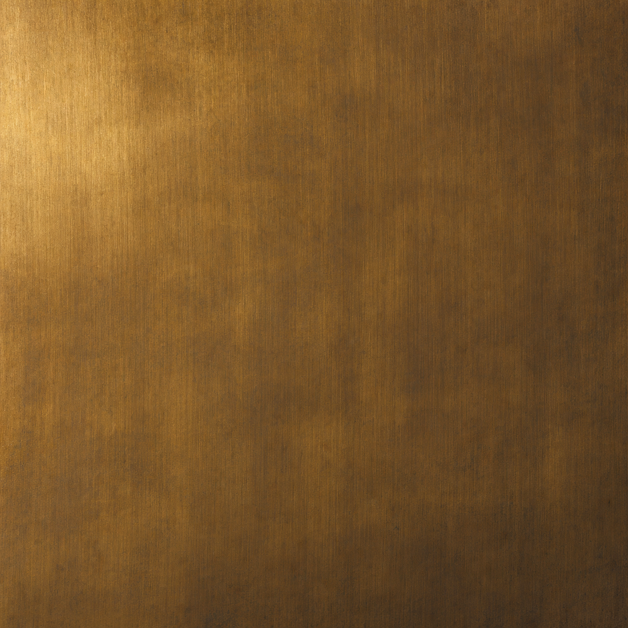 Hand-rubbed solid bronze panel with warm patina