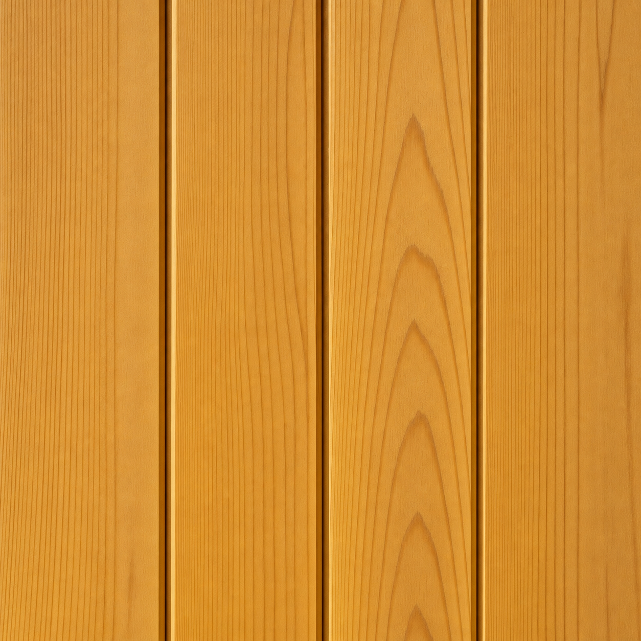 Western red cedar tongue-and-groove paneling