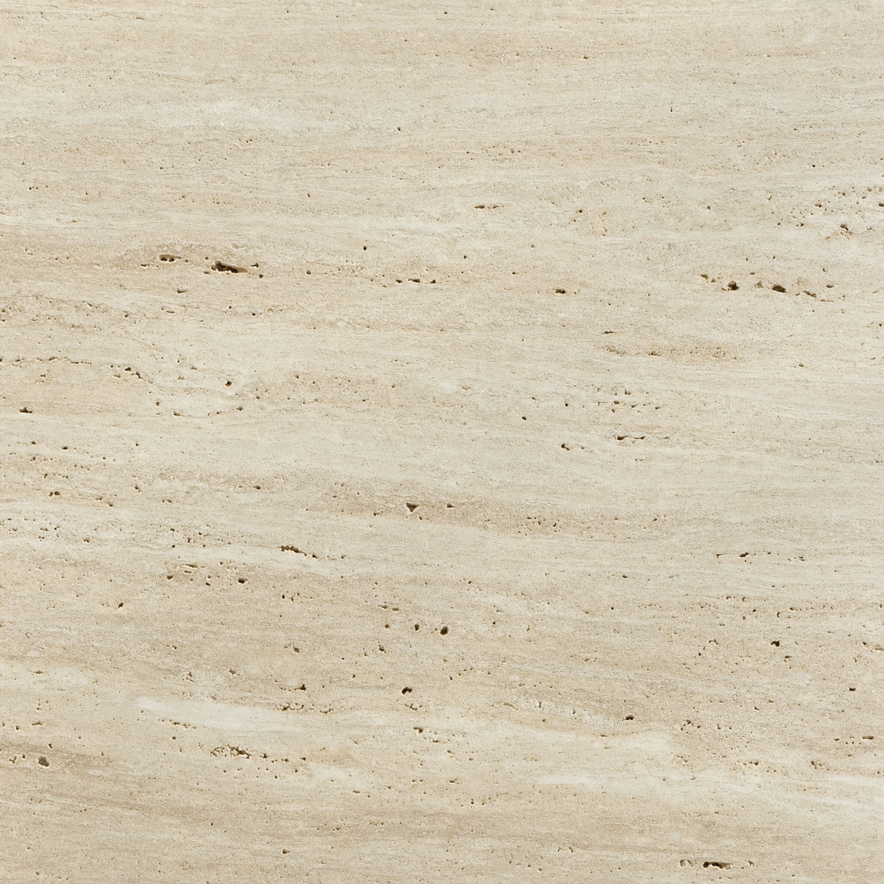 Honed Italian travertine, cream tone with subtle veining